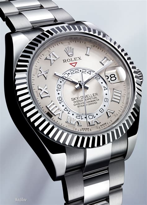 rolex sky dweller white gold white dial|rolex sky dweller white face.